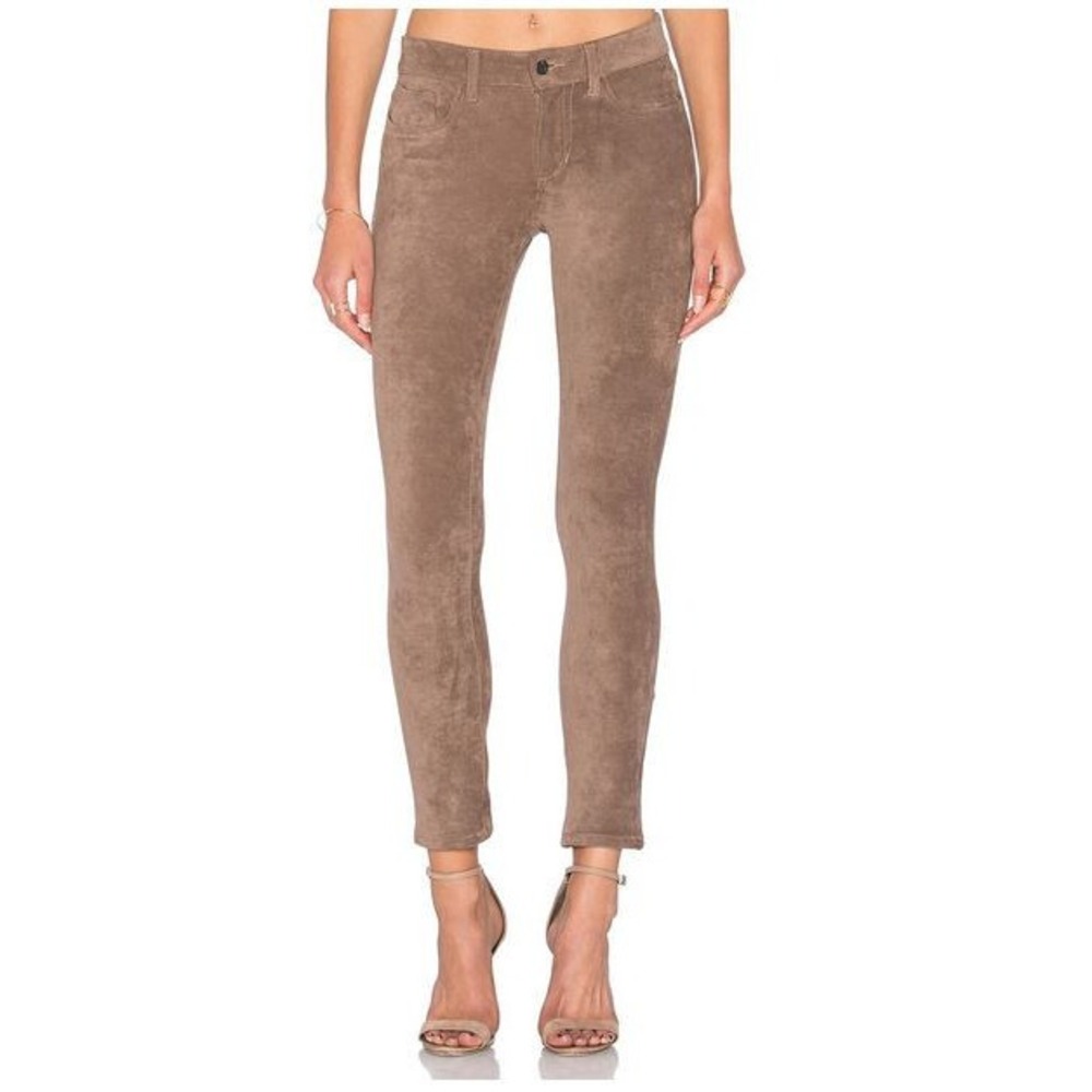 Joe's Jeans Women Icon Flawless Mid Rise Skinny Ankle Pants Brown 31 SQCSED5968